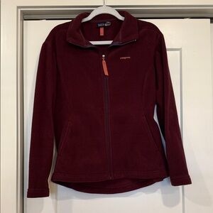 Patagonia Women's Maroon Fleece Jacket